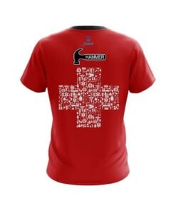 Alternative view of Hammer Rescue Red Cross CoolWick Bowling Jersey