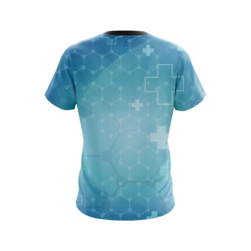 Plain Medical Molecules CoolWick Bowling Jersey - Image 2