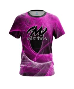 Motiv Energy Swirls Pink CoolWick Bowling Jersey