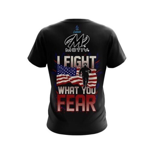 Motiv Brave Fire Fighter CoolWick Bowling Jersey - Image 2