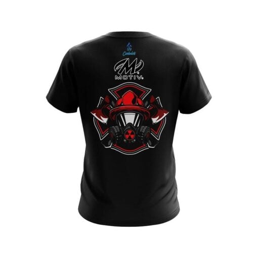 Motiv Firefighter Gas Mask CoolWick Bowling Jersey - Image 2