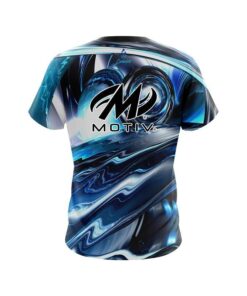 Alternative view of Motiv Futuristic Plasma Waves CoolWick Bowling Jersey