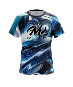 Motiv Futuristic Plasma Waves CoolWick Bowling Jersey