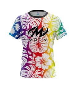 Motiv Hawaiian Tropical Leafs CoolWick Bowling Jersey