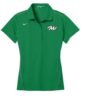 Motiv Lucky Green Nike Ladies Coolwick Embroidery Dri-Fit Sport Swoosh Pique Polo