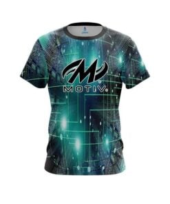 Motiv Motherboard Aqua CoolWick Bowling Jersey