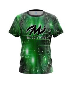 Motiv Motherboard Lime CoolWick Bowling Jersey