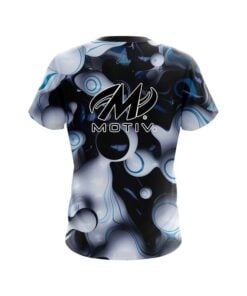 Alternative view of Motiv Paint Swirl Blob CoolWick Bowling Jersey
