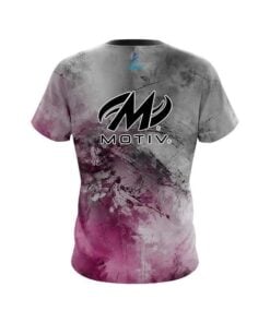 Alternative view of Motiv Pink And Grey Canvas CoolWick Bowling Jersey