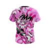Motiv Pink And White Liquid Canvas CoolWick Bowling Jersey - Image 2
