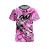 Motiv Pink And White Liquid Canvas CoolWick Bowling Jersey