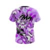 Motiv Purple And White Liquid Canvas CoolWick Bowling Jersey - Image 2