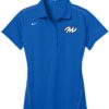 Motiv Sapphire Blue Nike Ladies Coolwick Embroidery Dri-Fit Sport Swoosh Pique Polo