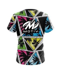 Alternative view of Motiv Summer Palms CoolWick Bowling Jersey