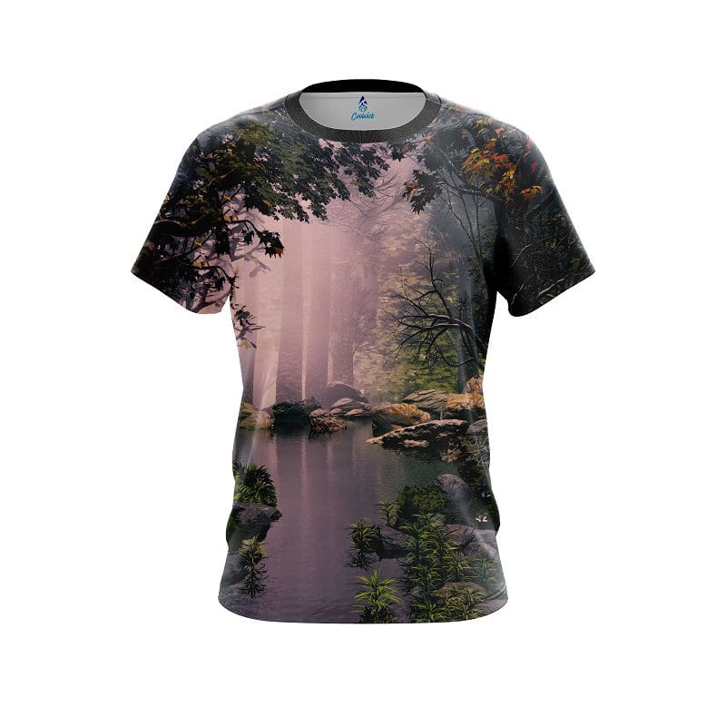 Plain Mystical Forest CoolWick Bowling Jersey