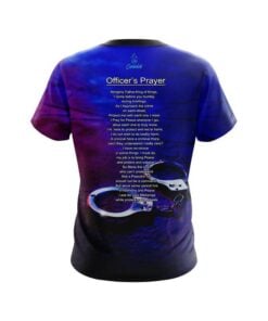 Alternative view of Track Officers Prayer CoolWick Bowling Jersey
