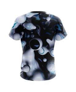 Alternative view of Plain Paint Swirl Blob CoolWick Bowling Jersey