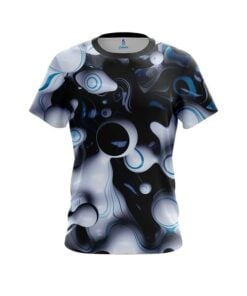 Plain Paint Swirl Blob CoolWick Bowling Jersey