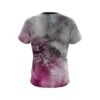 Plain Pink And Grey Canvas CoolWick Bowling Jersey - Image 2