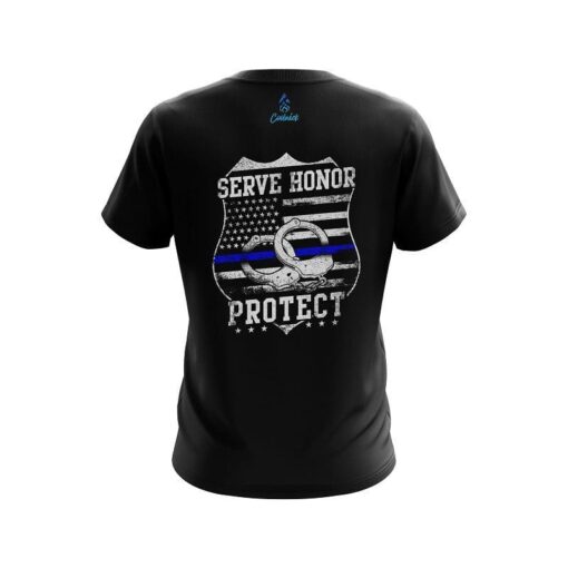 Plain Police Protect CoolWick Bowling Jersey - Image 2