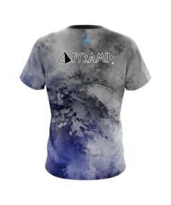 Alternative view of Pyramid Blue And Grey Canvas CoolWick Bowling Jersey