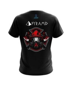 Alternative view of Pyramid Firefighter Gas Mask CoolWick Bowling Jersey