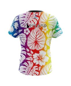 Alternative view of Pyramid Hawaiian Tropical Leafs CoolWick Bowling Jersey