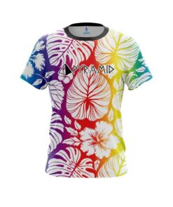 Pyramid Hawaiian Tropical Leafs CoolWick Bowling Jersey