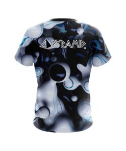 Alternative view of Pyramid Paint Swirl Blob CoolWick Bowling Jersey
