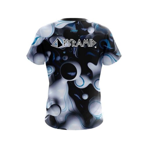 Pyramid Paint Swirl Blob CoolWick Bowling Jersey - Image 2