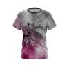 Pyramid Pink And Grey Canvas CoolWick Bowling Jersey