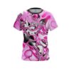 Pyramid Pink And White Liquid Canvas CoolWick Bowling Jersey