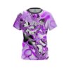 Pyramid Purple And White Liquid Canvas CoolWick Bowling Jersey
