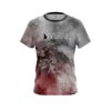 Pyramid Red And Grey Canvas CoolWick Bowling Jersey