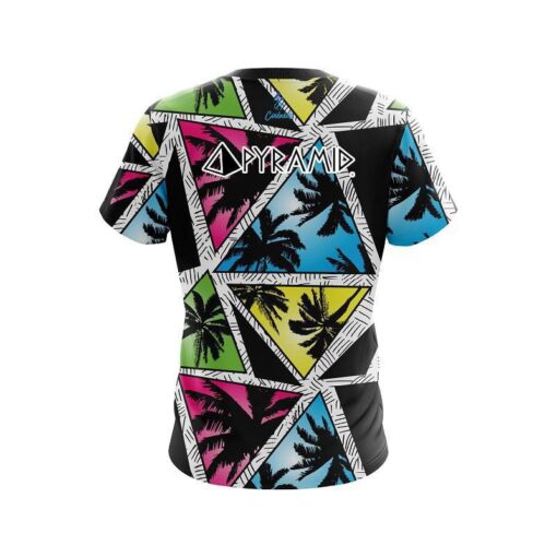Pyramid Summer Palms CoolWick Bowling Jersey - Image 2
