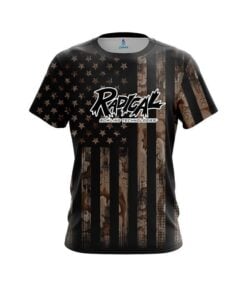 Radical Desert Camo Flag CoolWick Bowling Jersey