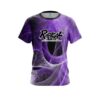 Radical Energy Swirls Purple CoolWick Bowling Jersey