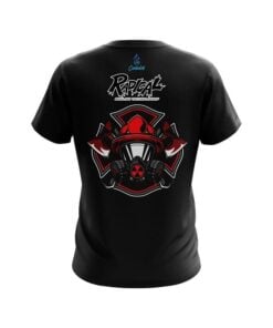 Alternative view of Radical Firefighter Gas Mask CoolWick Bowling Jersey