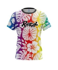 Radical Hawaiian Tropical Leafs CoolWick Bowling Jersey