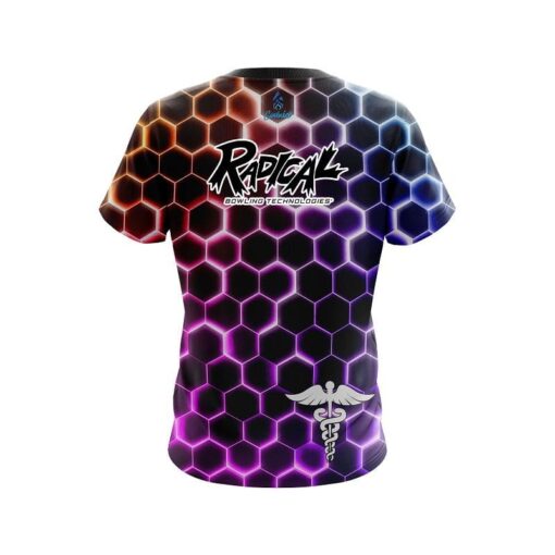 Radical Medical Snake Hex CoolWick Bowling Jersey - Image 2