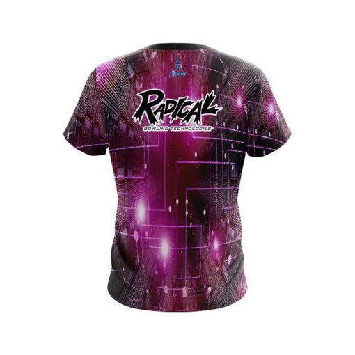 Radical Motherboard Pink CoolWick Bowling Jersey - Image 2
