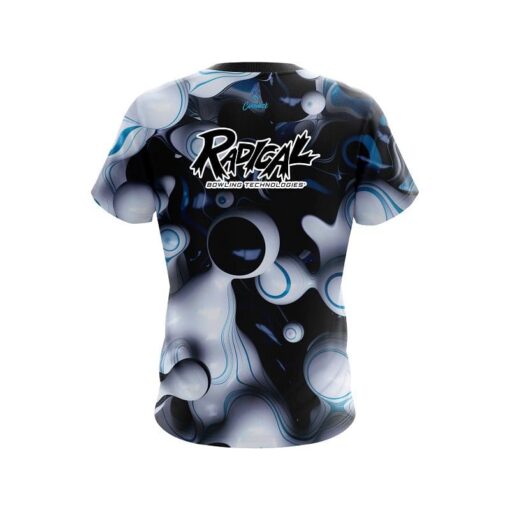 Radical Paint Swirl Blob CoolWick Bowling Jersey - Image 2