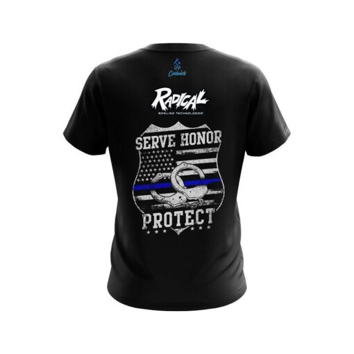 Radical Police Protect CoolWick Bowling Jersey - Image 2