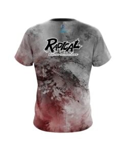 Alternative view of Radical Red And Grey Canvas CoolWick Bowling Jersey