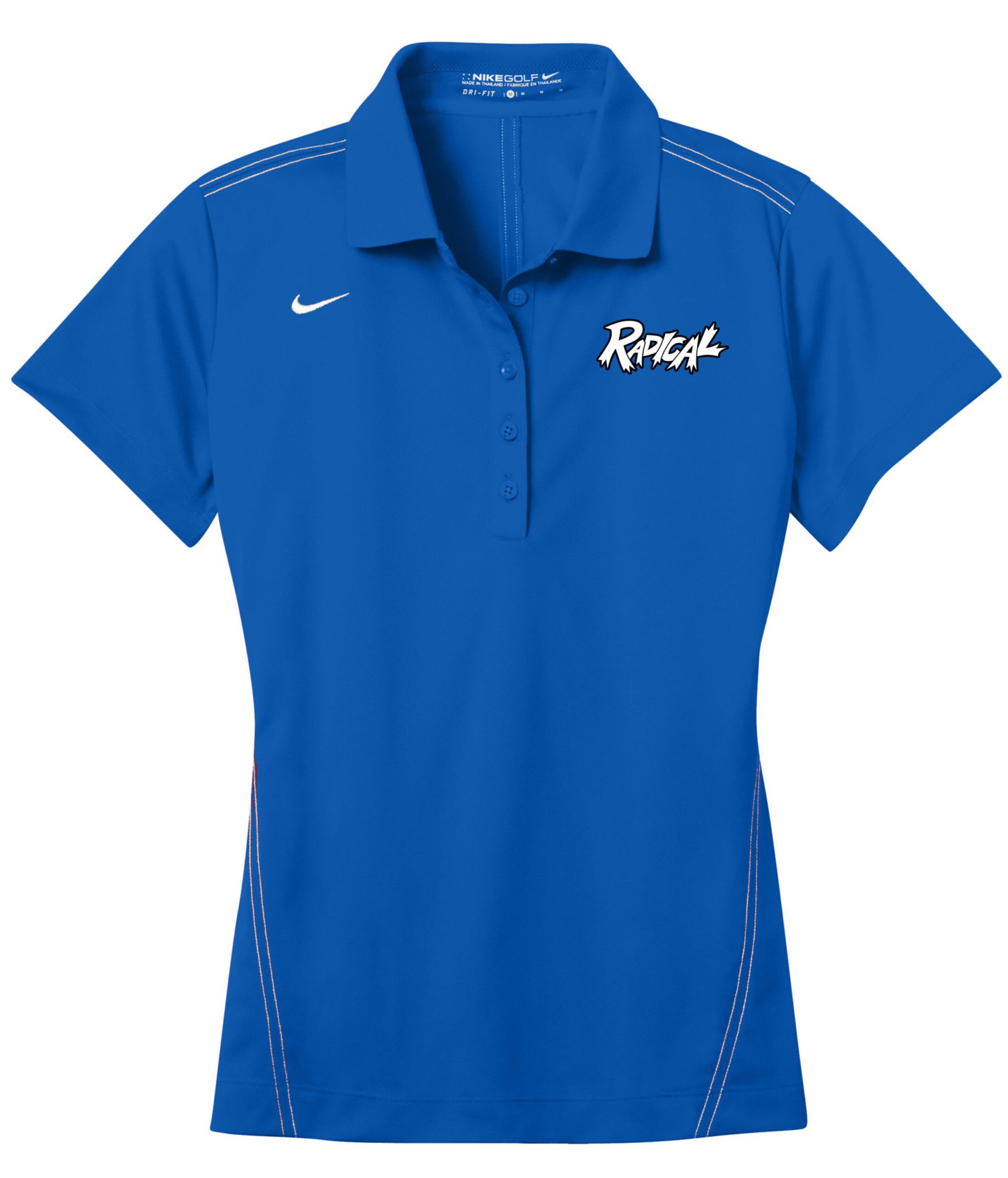 Radical Sapphire Blue Nike Ladies Coolwick Dri-Fit Sport Swoosh Pique Polo