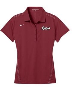Radical Team Red Nike Ladies Coolwick Dri-Fit Sport Swoosh Pique Polo