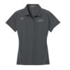 Radical Flint Grey Nike Ladies Coolwick Dri-Fit Sport Swoosh Pique Polo