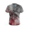 Plain Red And Grey Canvas CoolWick Bowling Jersey - Image 2