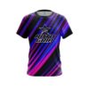 Roto Grip Blue And Pink Digital Stripe CoolWick Bowling Jersey