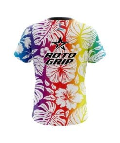 Alternative view of Roto Grip Hawaiian Tropical Leafs CoolWick Bowling Jersey
